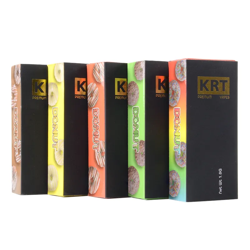 KRT carts premium THC cartridge in packaging