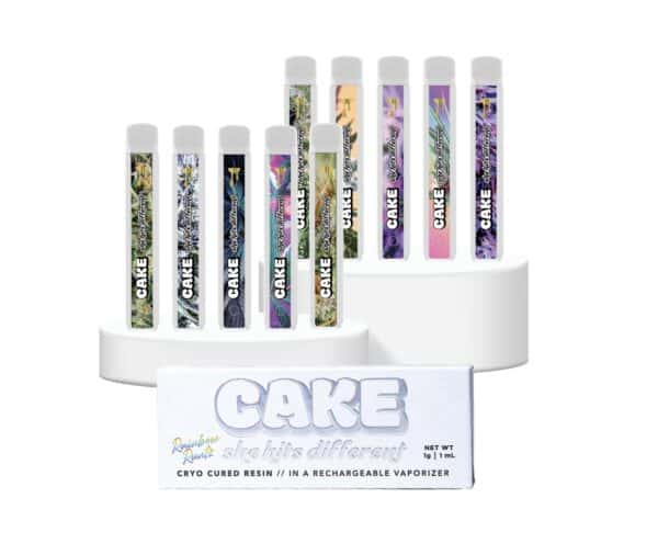 cake disposable carts