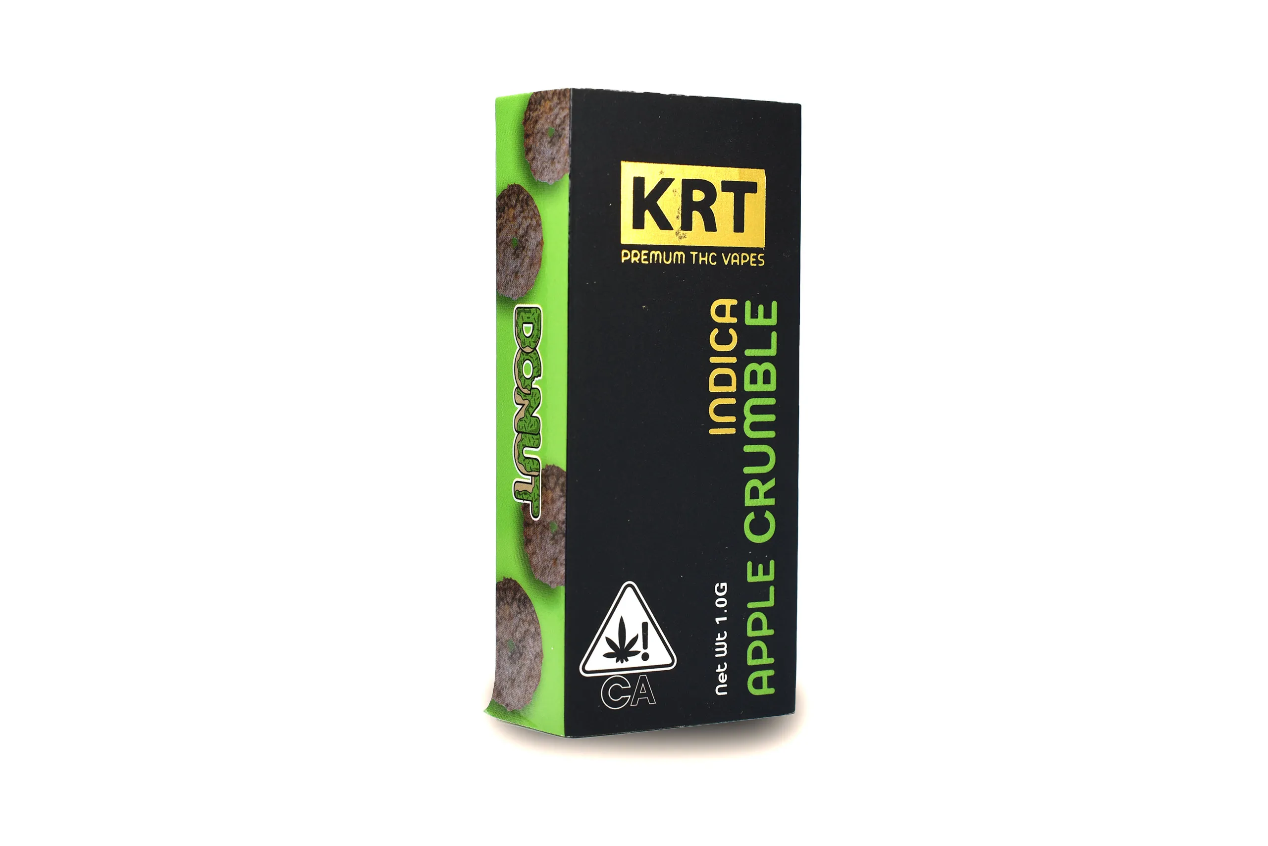 KRT carts premium THC cartridge in packaging